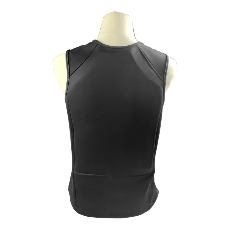 Ultra Thin Concealable T shirt Bulletproof Vest IIIA | Black ...