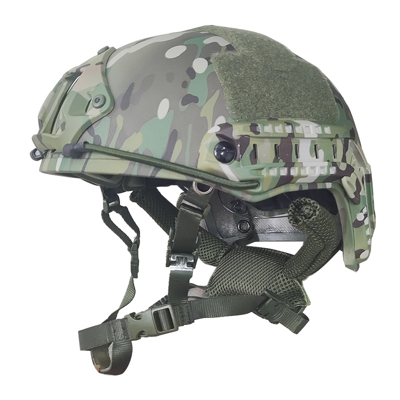 FAST BALLISTIC HIGH CUT HELMET ANTI-BULLET HELMET NIJ IIIA KEVLAR CORE ...