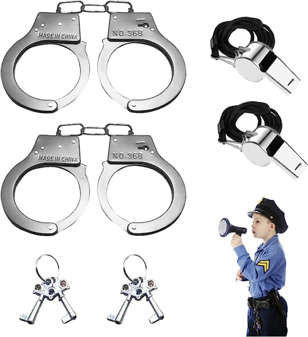 Police Handcuffs Restraining Criminals and Enforcing Law An Essential Law Enforcement Tool